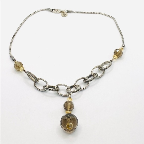 Silpada 925 Sterling Smoky Quartz Citrine - Picture 4 of 5